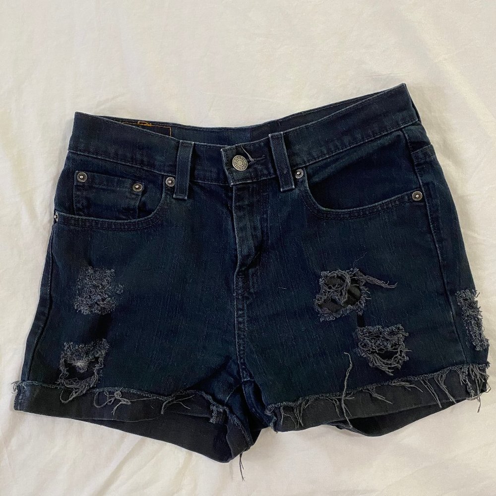Vintage Black Levi's Shorts